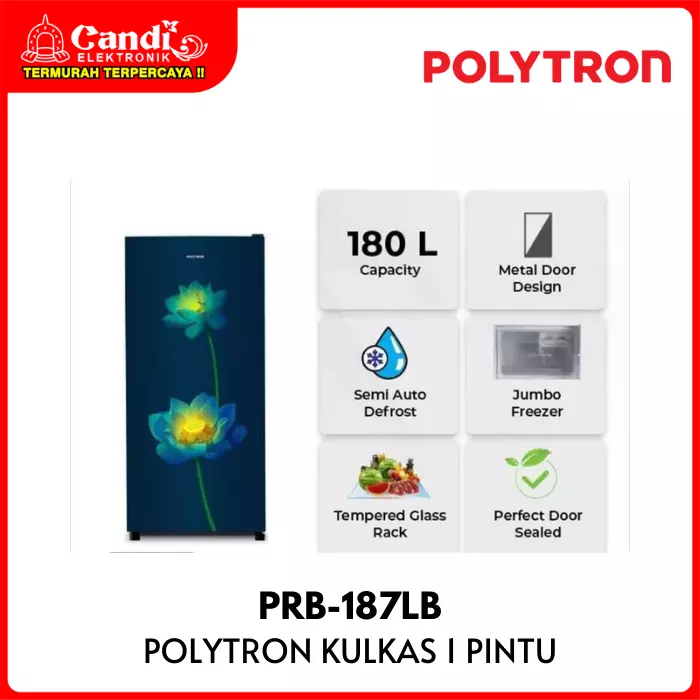 KULKAS 1 PINTU POLYTRON